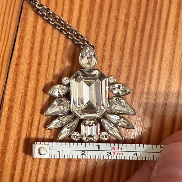Swarovski Tosha Silver Crystal Pendant Necklace - Picture 4 of 5